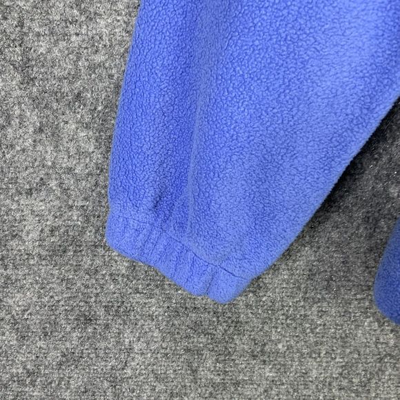 Columbia Fleece Zip Front Jacket Women Size S High Neck Zip Pockets Blue - Picture 5 of 10